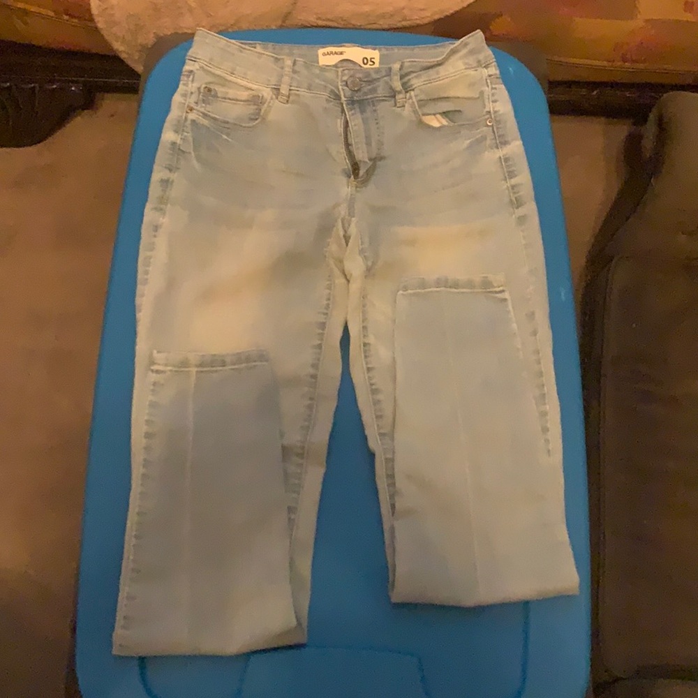 GARAGE light wash jeans